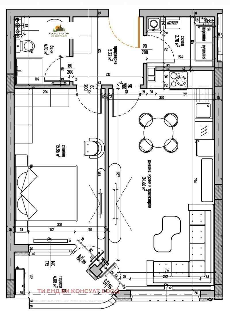 Продава 2-СТАЕН, гр. София, Малинова долина, снимка 5 - Aпартаменти - 47601406