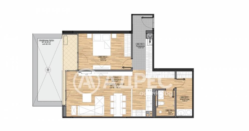 À venda  1 quarto Sofia , Boiana , 104 m² | 80041779 - imagem [3]