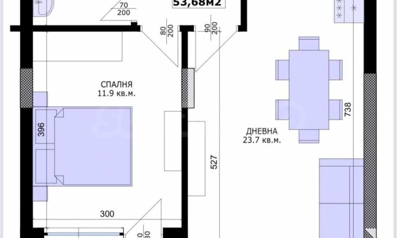 Продава  2-стаен град Варна , Младост 1 , 53 кв.м | 31779623 - изображение [8]