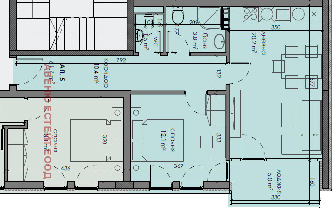 Na sprzedaż  1 sypialnia Warna , Briz , 79 mkw | 53965911 - obraz [3]