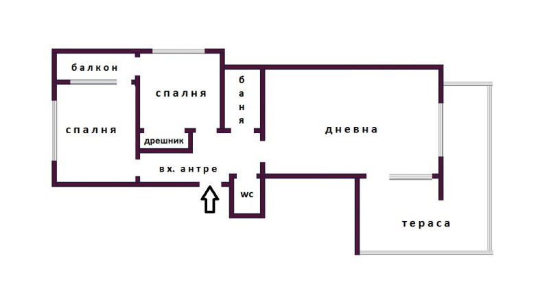 Продава 3-СТАЕН, гр. Варна, Виница, снимка 3 - Aпартаменти - 47464472