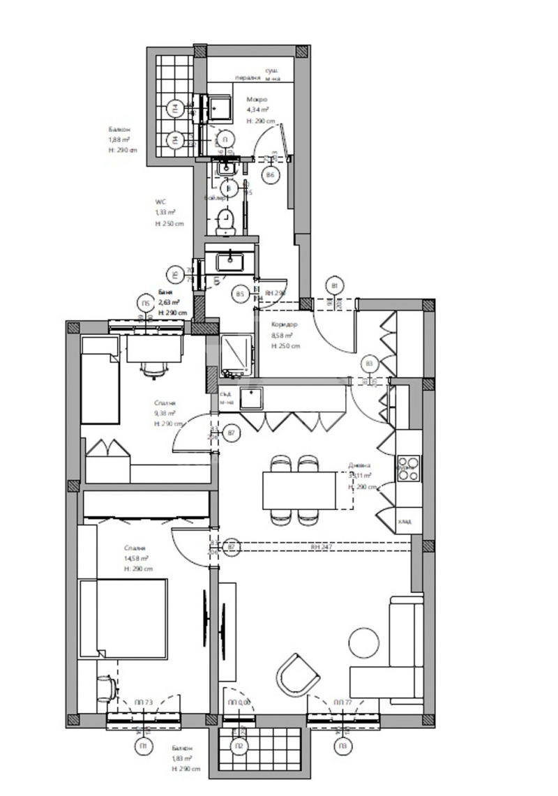 Продава  3-стаен град София , Център , 106 кв.м | 57320484 - изображение [16]