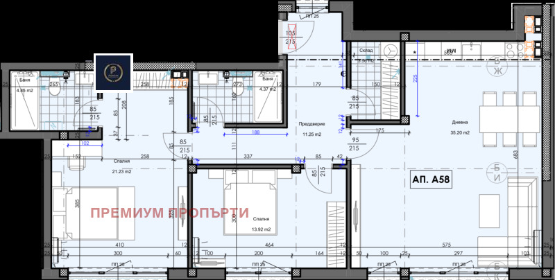 Продава 3-СТАЕН, гр. Пловдив, Гагарин, снимка 1 - Aпартаменти - 49162124