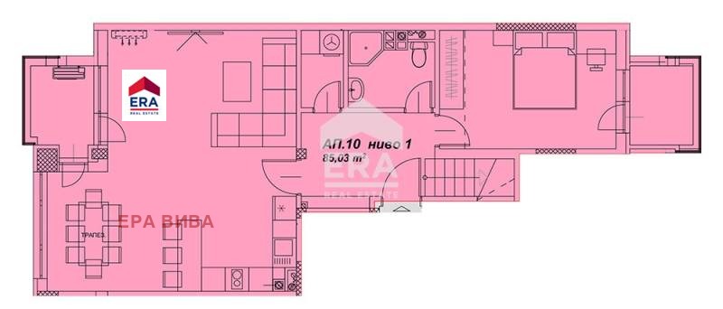 Продава МЕЗОНЕТ, гр. София, Център, снимка 4 - Апартаменти - 52000209