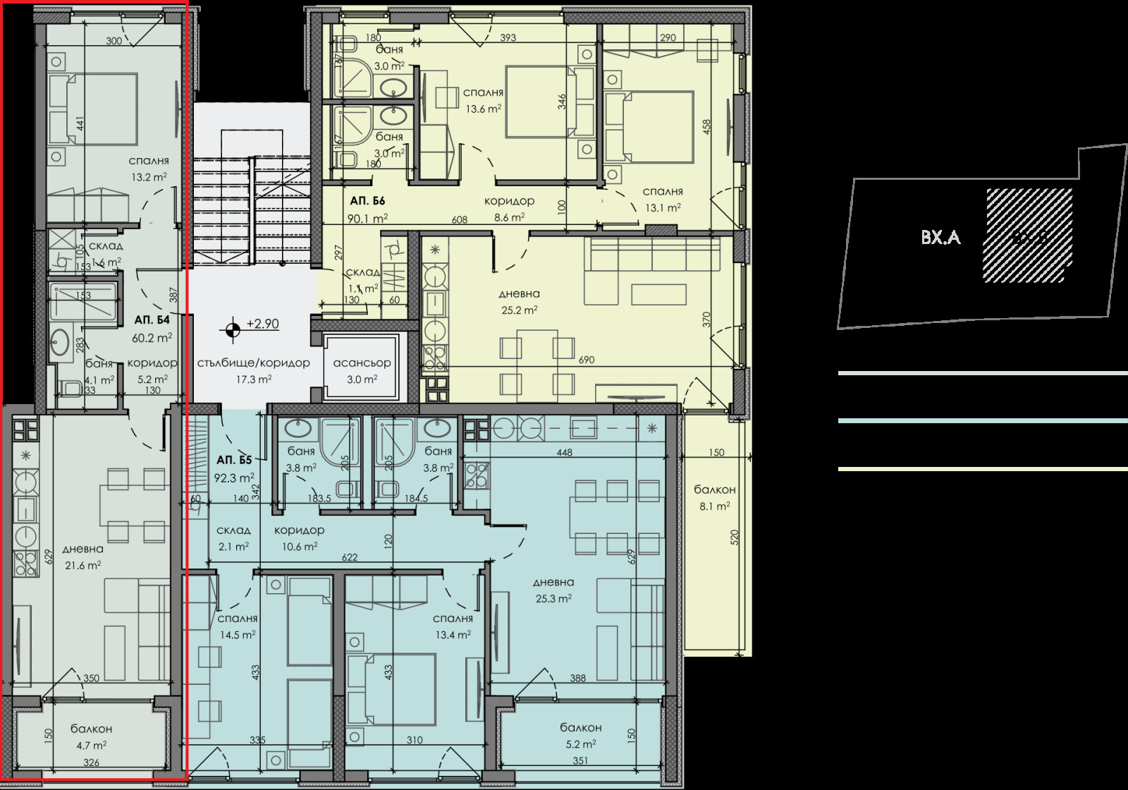 Продава 2-СТАЕН, гр. Варна, Левски 1, снимка 3 - Апартаменти - 54074167