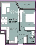 Продава  2-стаен град София , Свобода , 74 кв.м | 56930355 - изображение [3]