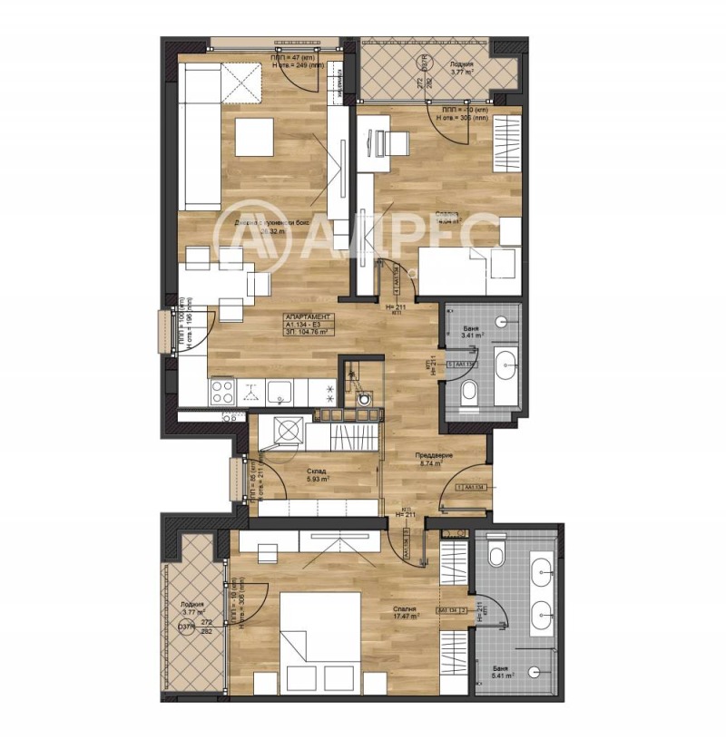 Продава 3-СТАЕН, гр. София, Бояна, снимка 3 - Апартаменти - 53520708