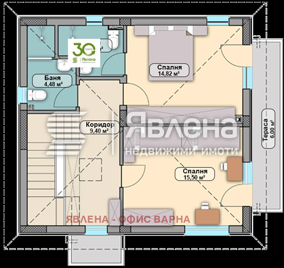 Продава КЪЩА, с. Приселци, област Варна, снимка 3 - Къщи - 49443788