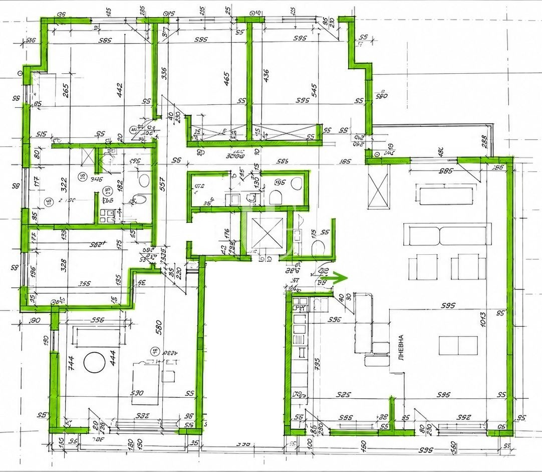Продава МНОГОСТАЕН, гр. София, Център, снимка 12 - Апартаменти - 55475800