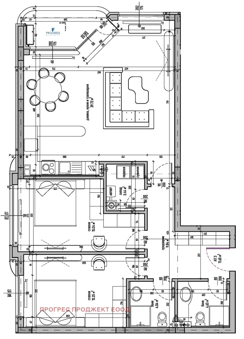 Продава 3-СТАЕН, гр. София, Малинова долина, снимка 3 - Aпартаменти - 46936361