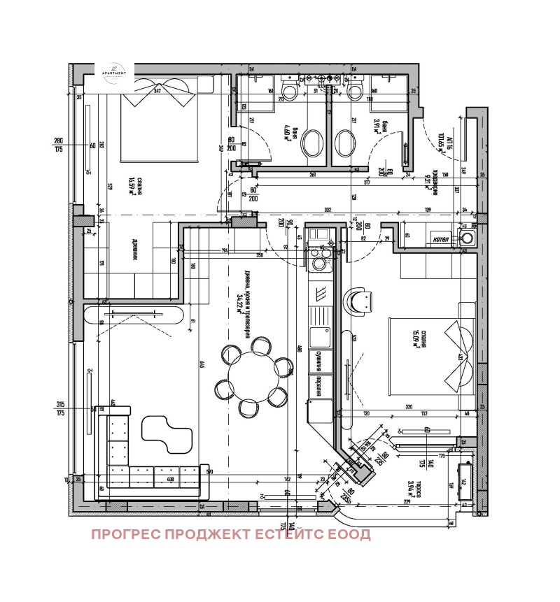Продава 3-СТАЕН, гр. София, Малинова долина, снимка 3 - Апартаменти - 50844918
