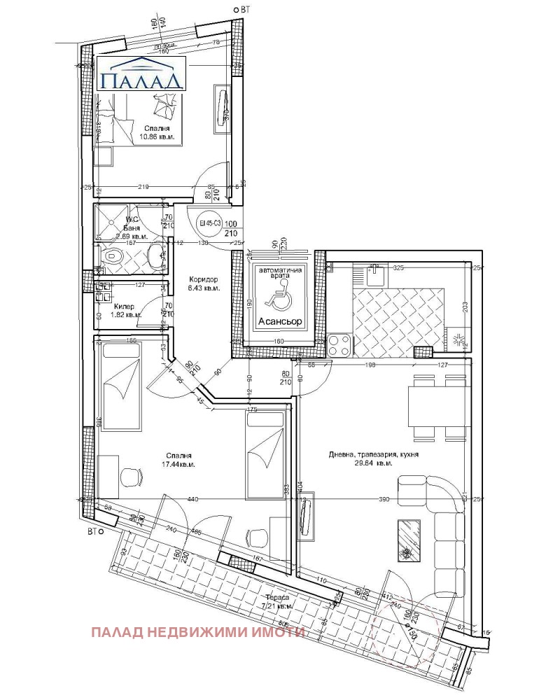 Продава 3-СТАЕН, гр. Варна, Бизнес хотел, снимка 15 - Aпартаменти - 48959362