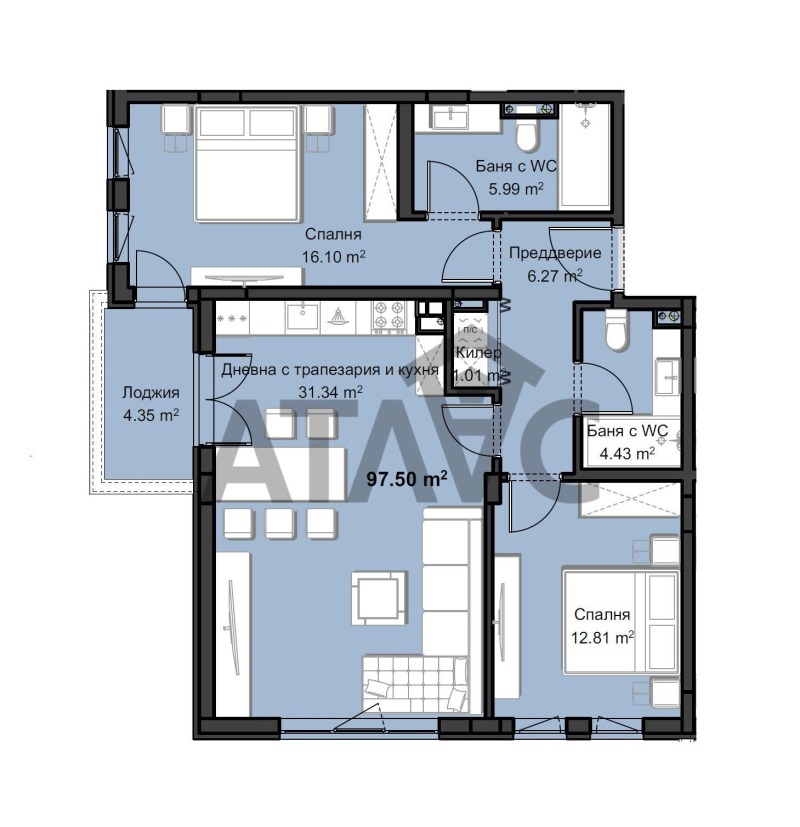 Продава 3-СТАЕН, гр. Пловдив, Христо Смирненски, снимка 1 - Aпартаменти - 47518973