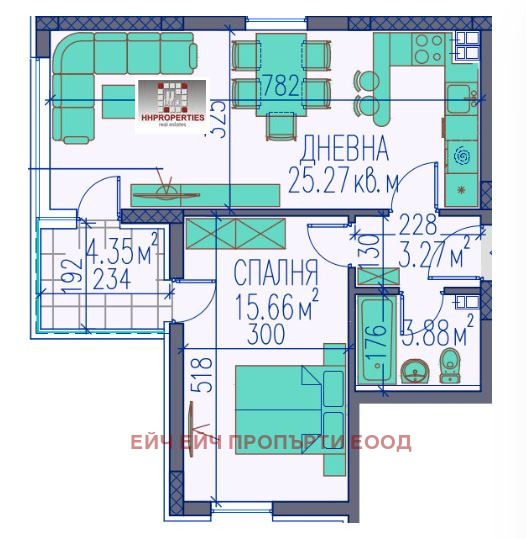 Продава 2-СТАЕН, град Пловдив, Тракия • 116990 € / 228812.55 лв. • 74446090 1