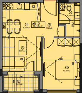 Продава 2-СТАЕН, к.к. Слънчев бряг, област Бургас, снимка 3 - Апартаменти - 53986033