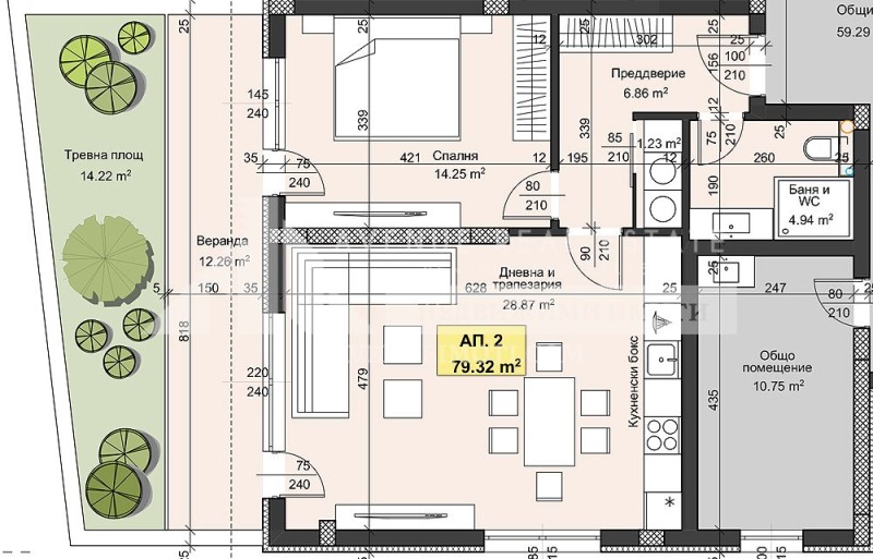 Продава 2-СТАЕН, гр. Пловдив, Христо Смирненски, снимка 9 - Апартаменти - 51994068