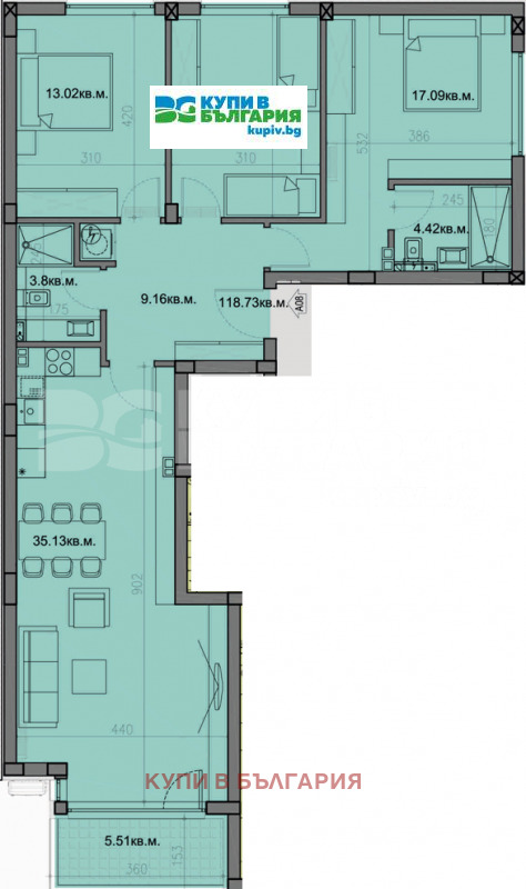 Продава 4-СТАЕН, гр. Варна, Бриз, снимка 3 - Aпартаменти - 49387874