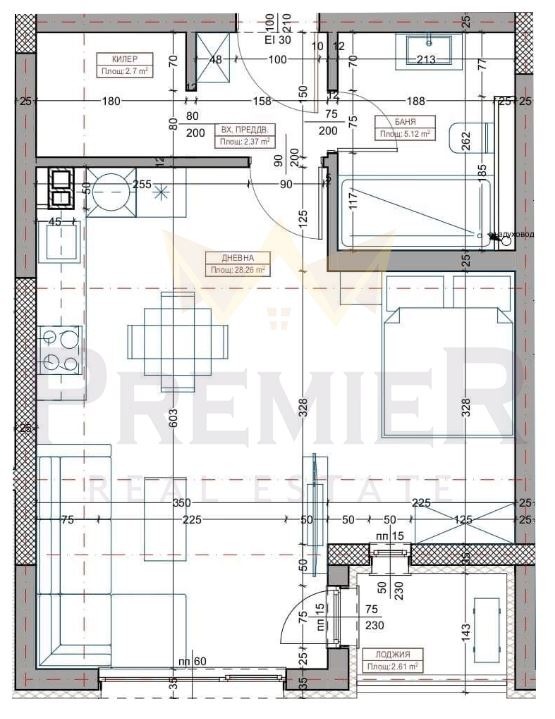 Zu verkaufen  1 Schlafzimmer Warna , Wladislaw Warnentschik 1 , 58 qm | 30172130 - Bild [10]