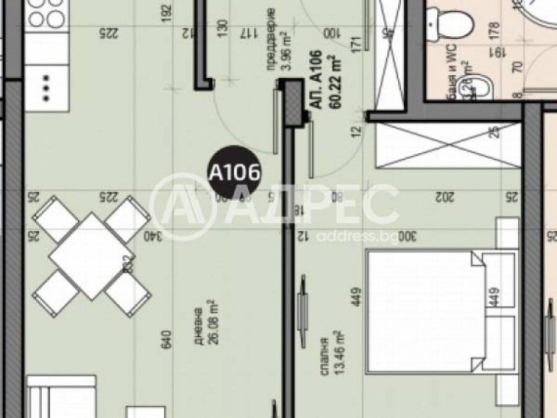 De vânzare  1 dormitor Sofia , Liulin 5 , 70 mp | 30368558