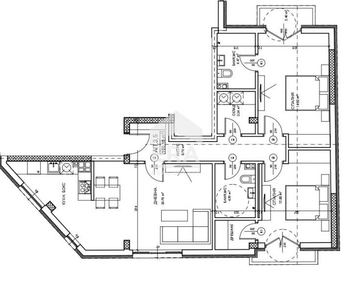 De vânzare  2 dormitoare Sofia , Banișora , 125 mp | 38830402 - imagine [2]