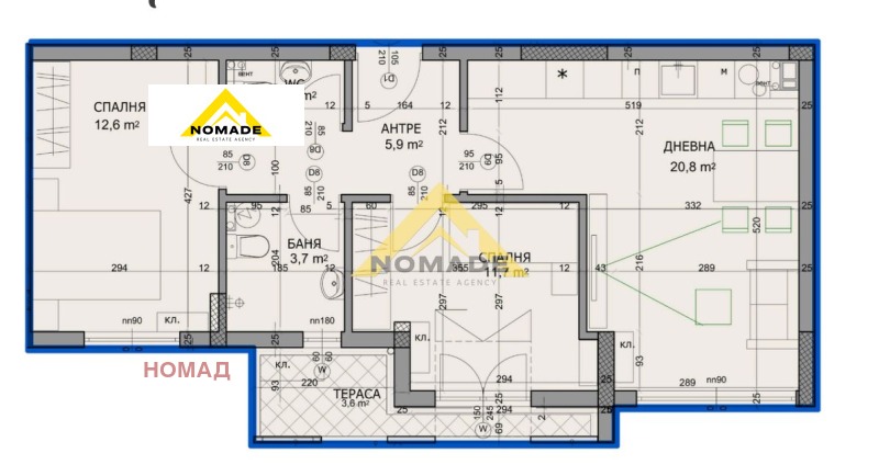 Продава 3-СТАЕН, гр. Пловдив, Христо Смирненски, снимка 2 - Апартаменти - 52412489