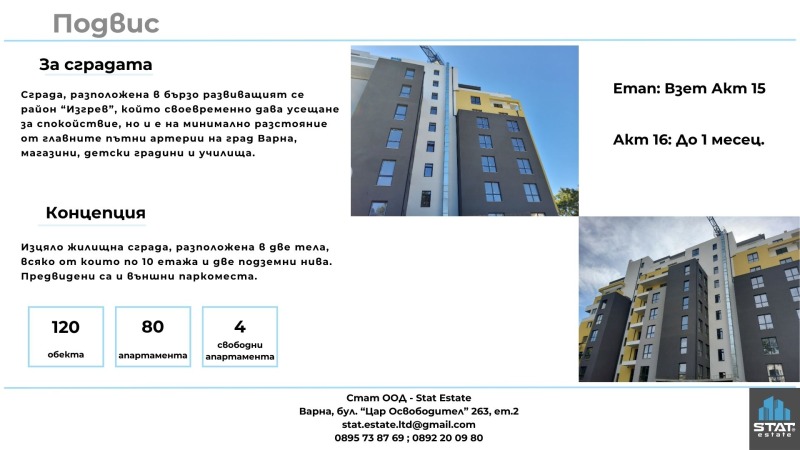 Myytävänä  3 makuuhuonetta Varna , Izgrev , 117 neliömetriä | 28460735 - kuva [2]