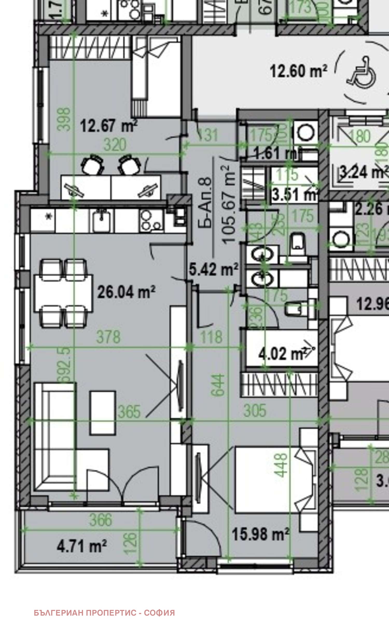 Продава 3-СТАЕН, гр. София, Манастирски ливади, снимка 4 - Апартаменти - 54281485