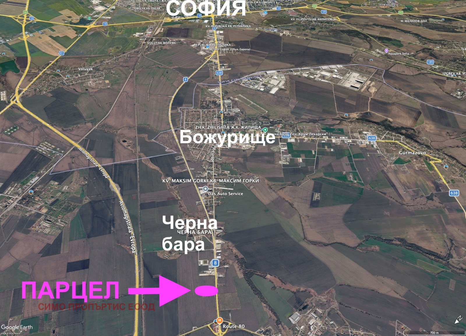 Продава ПАРЦЕЛ, гр. Божурище, област София област, снимка 11 - Парцели - 56022997
