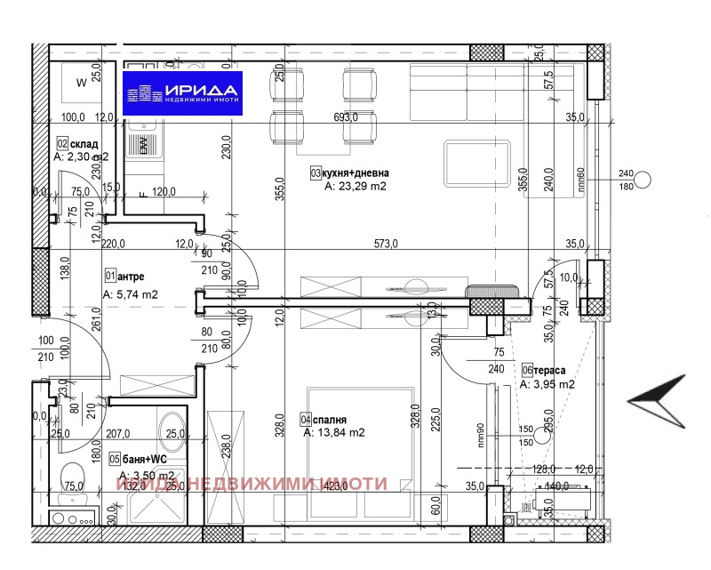 Продава 3-СТАЕН, гр. София, Дървеница, снимка 4 - Aпартаменти - 47253502