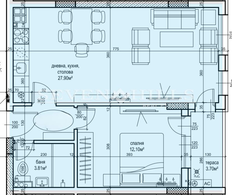 Продава 2-СТАЕН, гр. Пловдив, Каменица 2, снимка 10 - Aпартаменти - 47701276