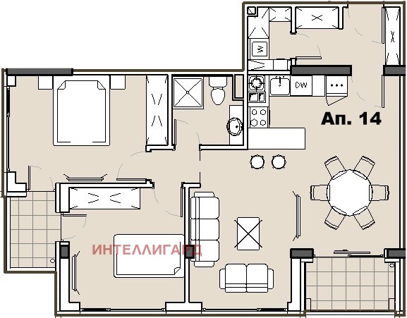 Продава 3-СТАЕН, гр. София, Карпузица, снимка 15 - Апартаменти - 54076291