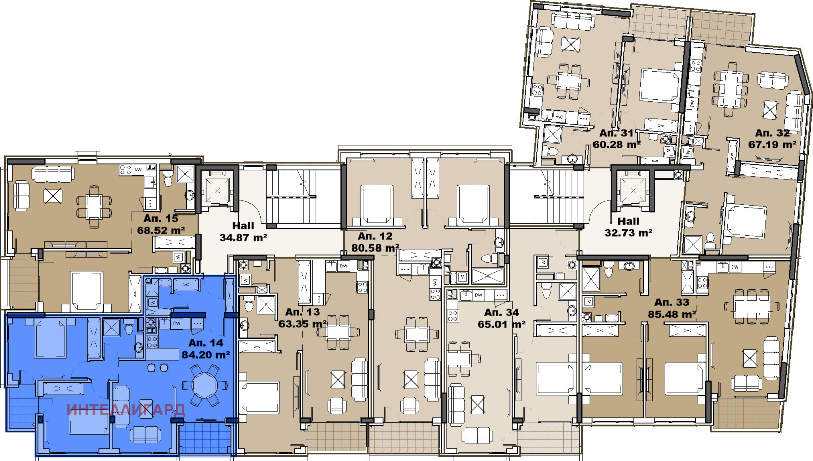 Продава 3-СТАЕН, гр. София, Карпузица, снимка 16 - Апартаменти - 54076291