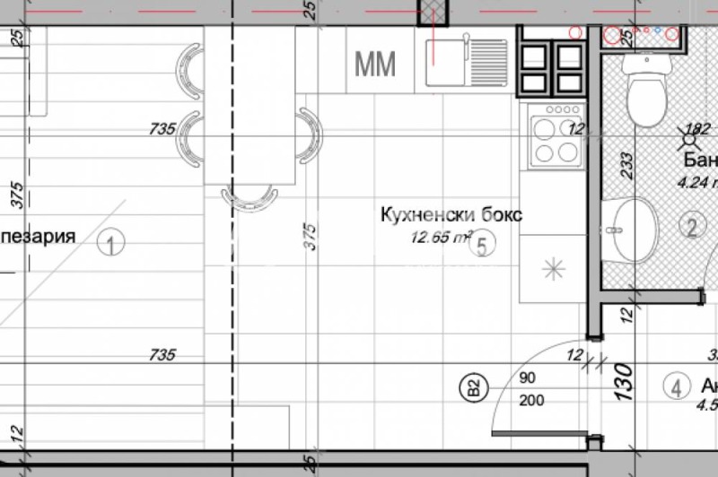 Продава  1-стаен град София , Гео Милев , 53 кв.м | 98755882 - изображение [2]