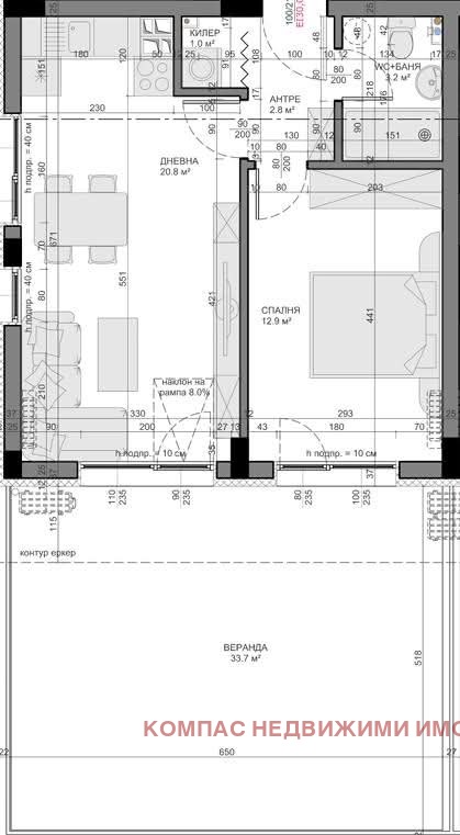 Te koop  1 slaapkamer Varna , Vladislav Varnentsjik 1 , 58 m² | 29144094 - afbeelding [2]