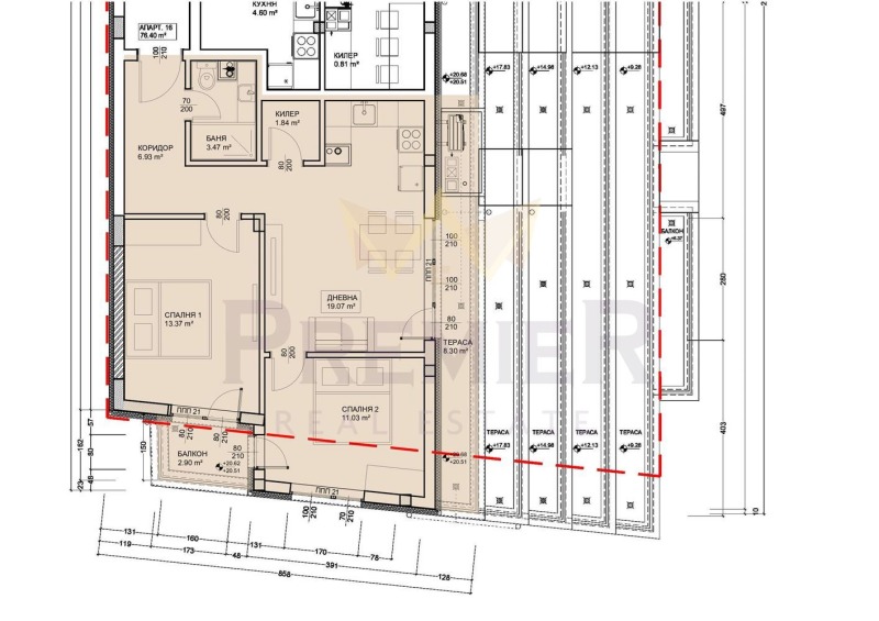 En venta  2 dormitorios Varna , Tsveten kvartal , 97 metros cuadrados | 58816767 - imagen [2]