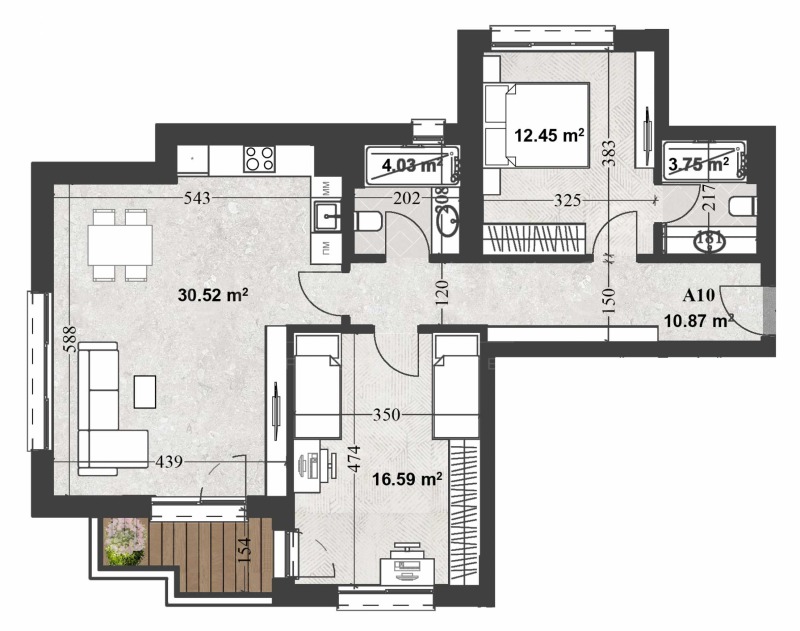 Te koop  2 slaapkamers Sofia , Krastova vada , 121 m² | 58265379 - afbeelding [3]