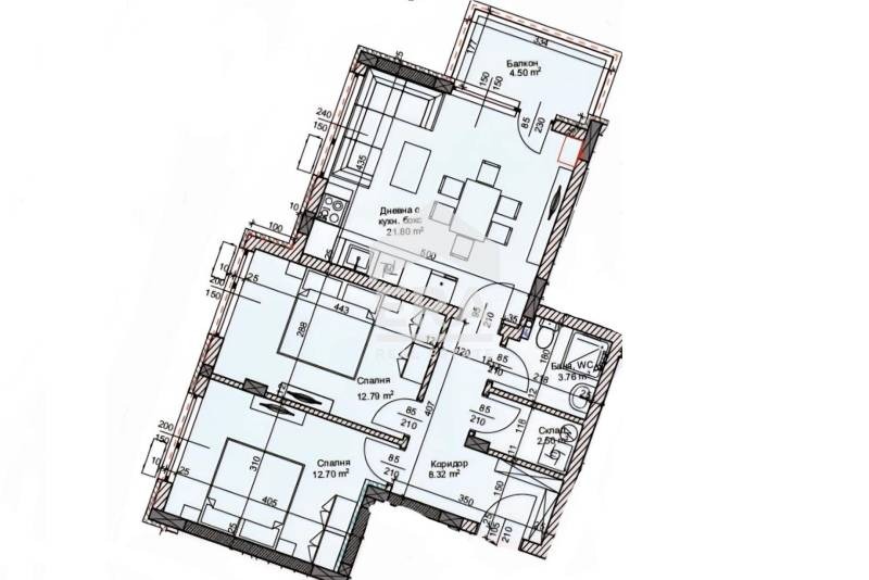 Продава 3-СТАЕН, гр. Велико Търново, Зона Б, снимка 3 - Апартаменти - 53260628