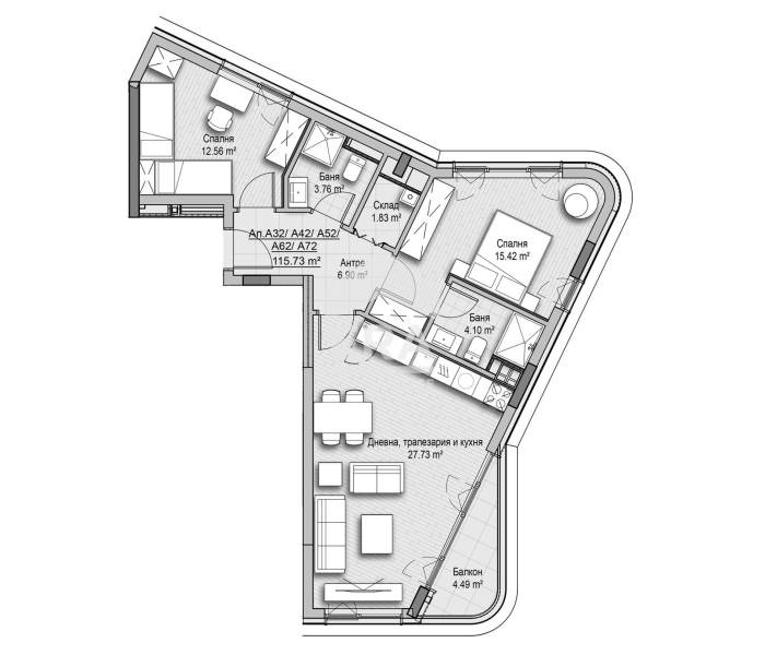 Продава 3-СТАЕН, гр. София, Витоша, снимка 3 - Апартаменти - 55393248