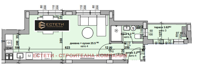 Продава 1-СТАЕН, гр. Стара Загора, Самара 3, снимка 5 - Апартаменти - 53312910