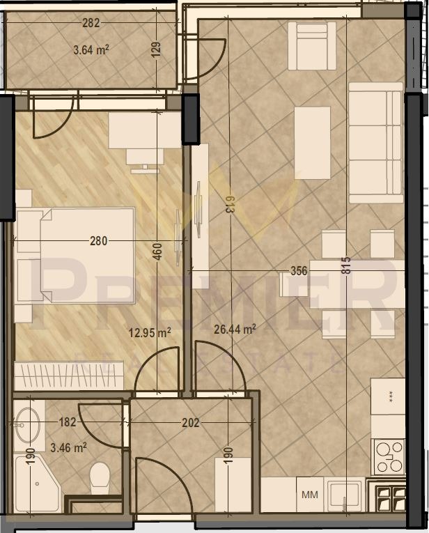 Продава 2-СТАЕН, гр. София, Младост 4, снимка 7 - Aпартаменти - 49053102