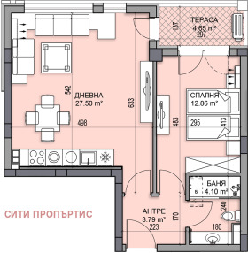 1 chambre Gagarin, Plovdiv 1