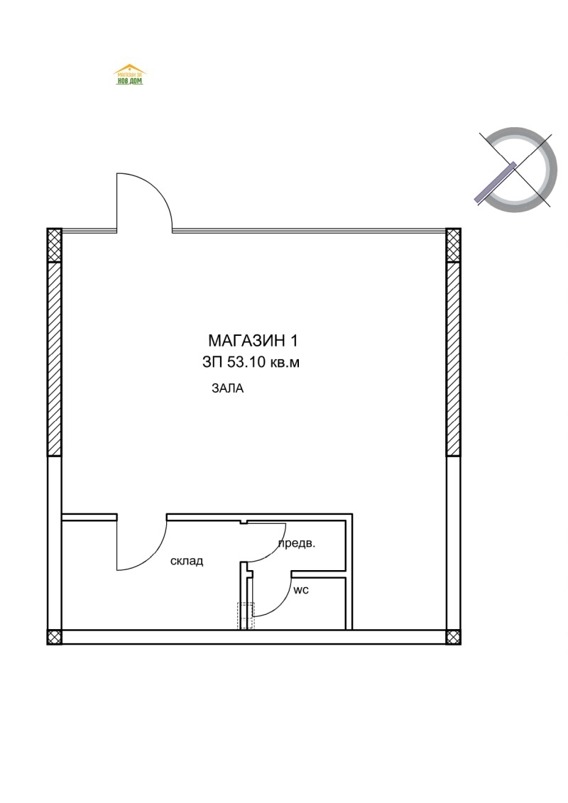 Na prodej  Prodejna Plovdiv , Sadijski , 68 m2 | 50688643 - obraz [4]