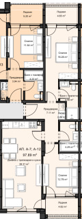 Продава 3-СТАЕН, град Пловдив, Остромила • 146589 € / 286703.16 лв. • 77831569 3