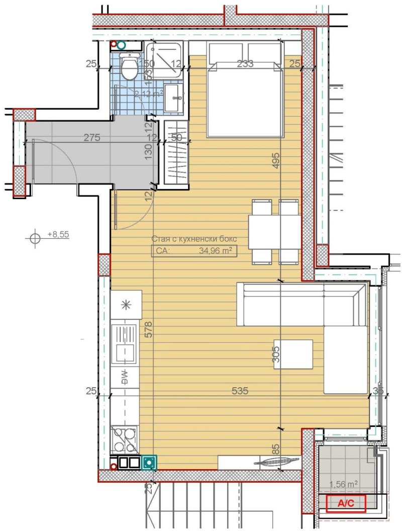 Продава 1-СТАЕН, гр. София, Бояна, снимка 1 - Aпартаменти - 49568360