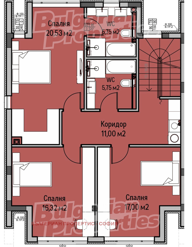 Продава КЪЩА, гр. София, с. Панчарево, снимка 11 - Къщи - 52733439