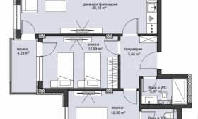 2 Schlafzimmer Hristo Smirnenski, Plowdiw 8