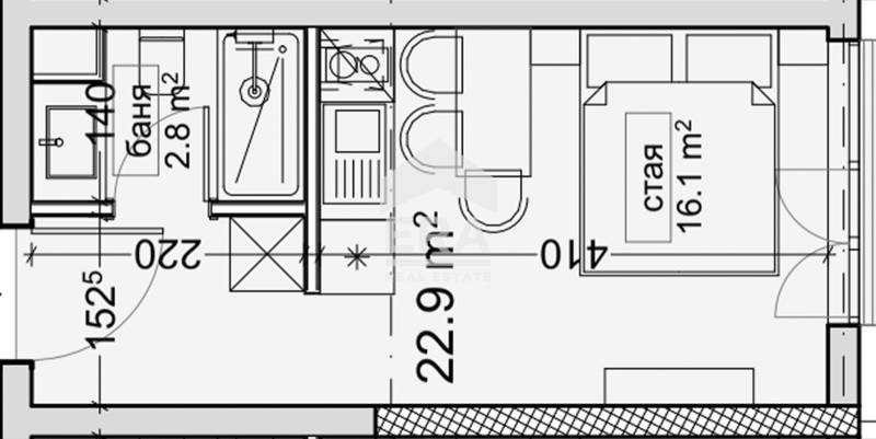 Продава 1-СТАЕН, гр. Варна, Владислав Варненчик 1, снимка 11 - Апартаменти - 54350727