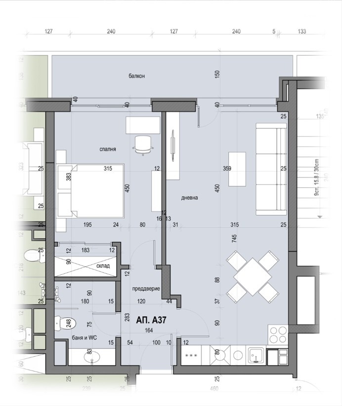 Zu verkaufen  1 Schlafzimmer Sofia , Krasno selo , 80 qm | 27143546 - Bild [3]