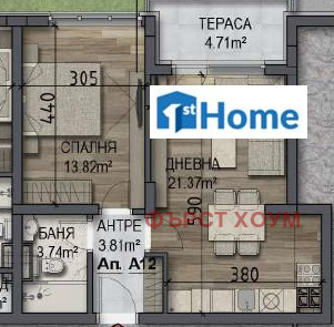 Продается  1 спальня София , Овча купел , 67 кв.м | 56551511 - изображение [2]