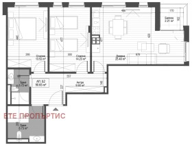 2 yatak odası Zona B-19, Sofia 1